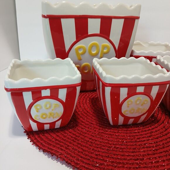 ALCO ceramic popcorn bowls - Picture 2 of 6